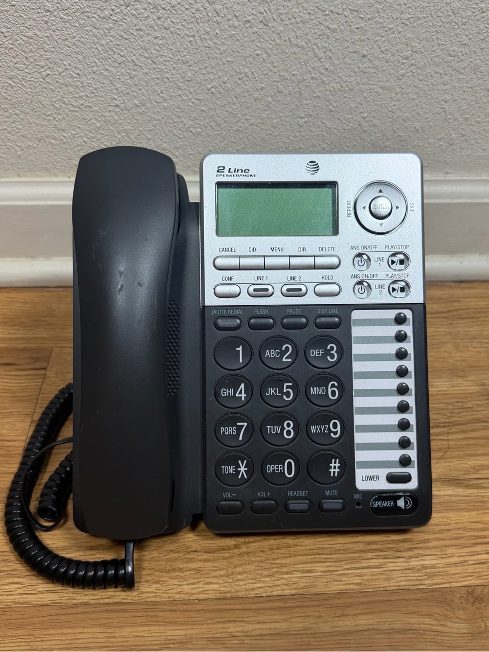 EUC AT&T ML17939 2 Line Corded Speakerphone Home Office Small Business HandsFree